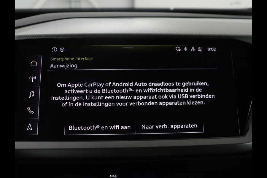 Audi Q4 e-tron 40 Advanced edition 77 kWh | SOH 93,3% | Adaptive cruise | Stoelverwarming | Navigatie | Carplay | Climate control | Camera | Park assist | Trekhaak | 19" velgen