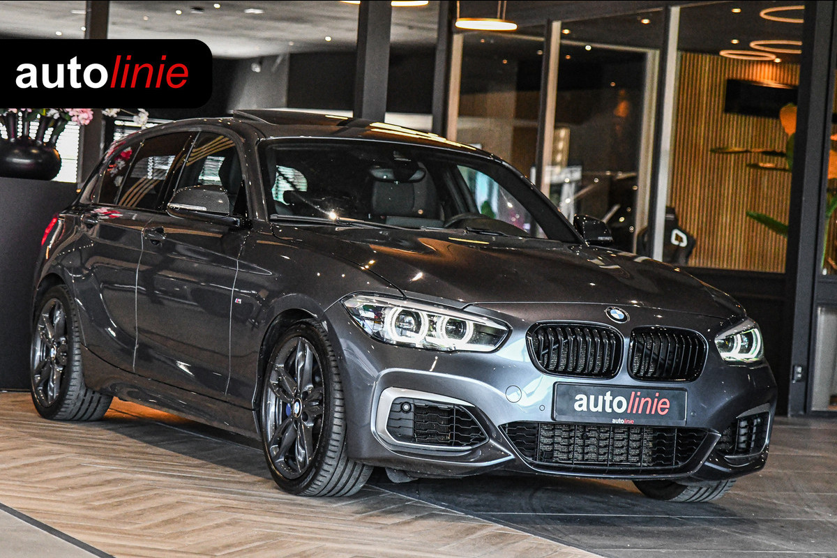 BMW 1-serie M140i High Executive, LCI2, Pano, Carbon, H.Kardon, Camera, Leder!