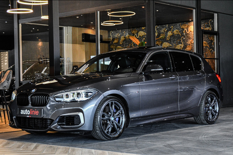 BMW 1-serie M140i High Executive, LCI2, Pano, Carbon, H.Kardon, Camera, Leder!