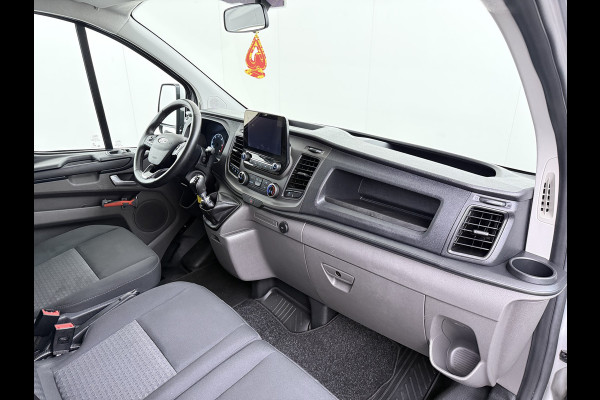 Ford Transit Custom 280 2.0TDCI 130PK Euro 6 L1H1 3-Persoons Navi Airco Cruise Control Bluetooth DAB Pdc Trend Betonplex Vloer Wandbetimmering Schuifdeur+Raam Achterdeuren+Ramen 1e Eigenaar