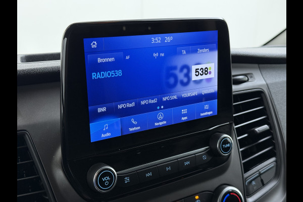 Ford Transit Custom 280 2.0TDCI 130PK Euro 6 L1H1 3-Persoons Navi Airco Cruise Control Bluetooth DAB Pdc Trend Betonplex Vloer Wandbetimmering Schuifdeur+Raam Achterdeuren+Ramen 1e Eigenaar