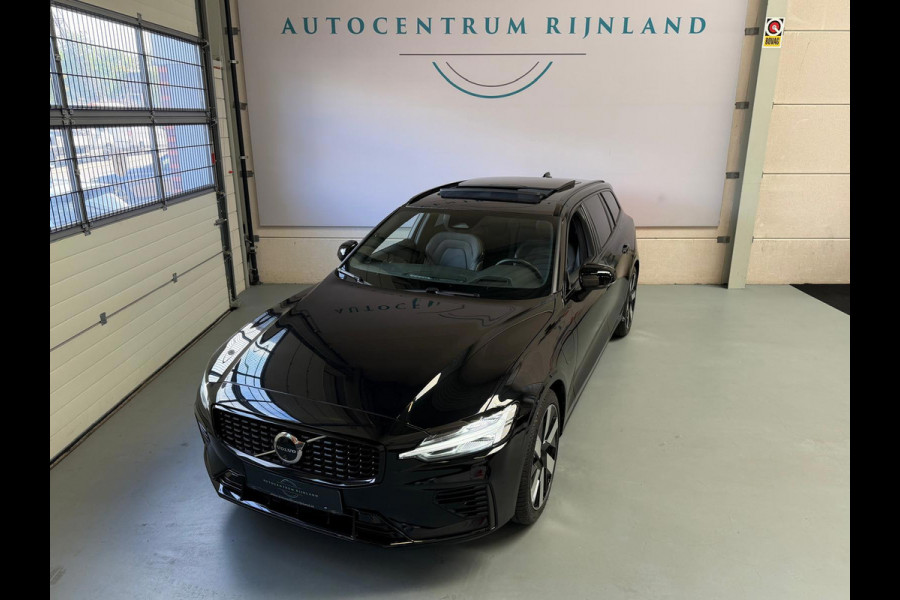Volvo V60 2.0 T6 Plug-in hybrid AWD Ultra Dark, Pano, HUD, Leer, Elektrische stoelen, stoel/Stuurverwarming, Harman kardon,