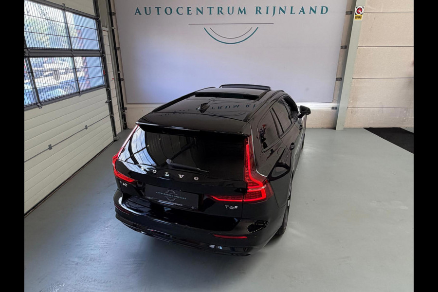 Volvo V60 2.0 T6 Plug-in hybrid AWD Ultra Dark, Pano, HUD, Leer, Elektrische stoelen, stoel/Stuurverwarming, Harman kardon,