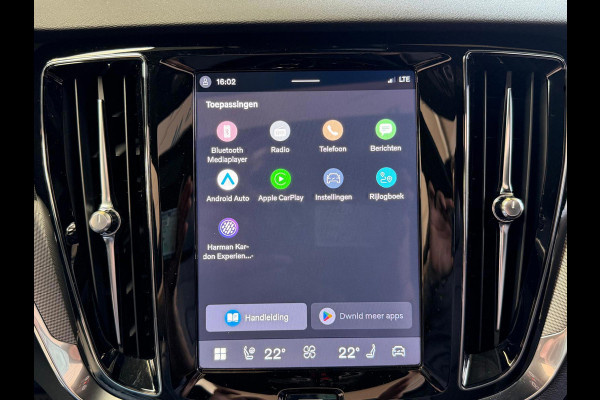 Volvo V60 2.0 T6 Plug-in hybrid AWD Ultra Dark, Pano, HUD, Leer, Elektrische stoelen, stoel/Stuurverwarming, Harman kardon,