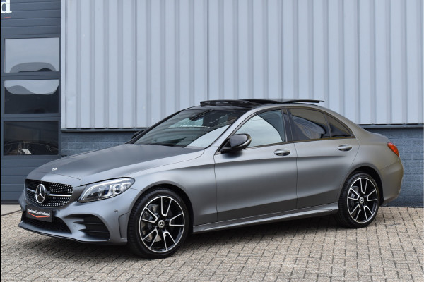 Mercedes-Benz C-Klasse 300 AMG 258 Pk Designo Matt Metallic Pano Vol Leder Digitale Cockpit Multi Beam 360 Camera Origineel Nederlands