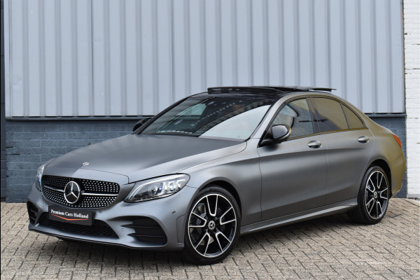Mercedes-Benz C-Klasse 300 AMG 258 Pk Designo Matt Metallic Pano Vol Leder Digitale Cockpit Multi Beam 360 Camera Origineel Nederlands
