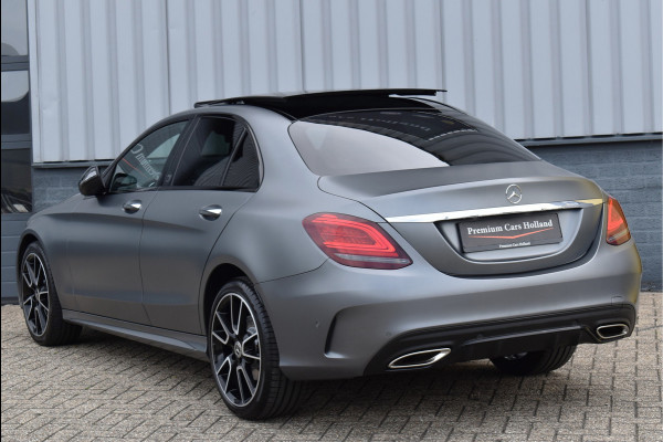 Mercedes-Benz C-Klasse 300 AMG 258 Pk Designo Matt Metallic Pano Vol Leder Digitale Cockpit Multi Beam 360 Camera Origineel Nederlands