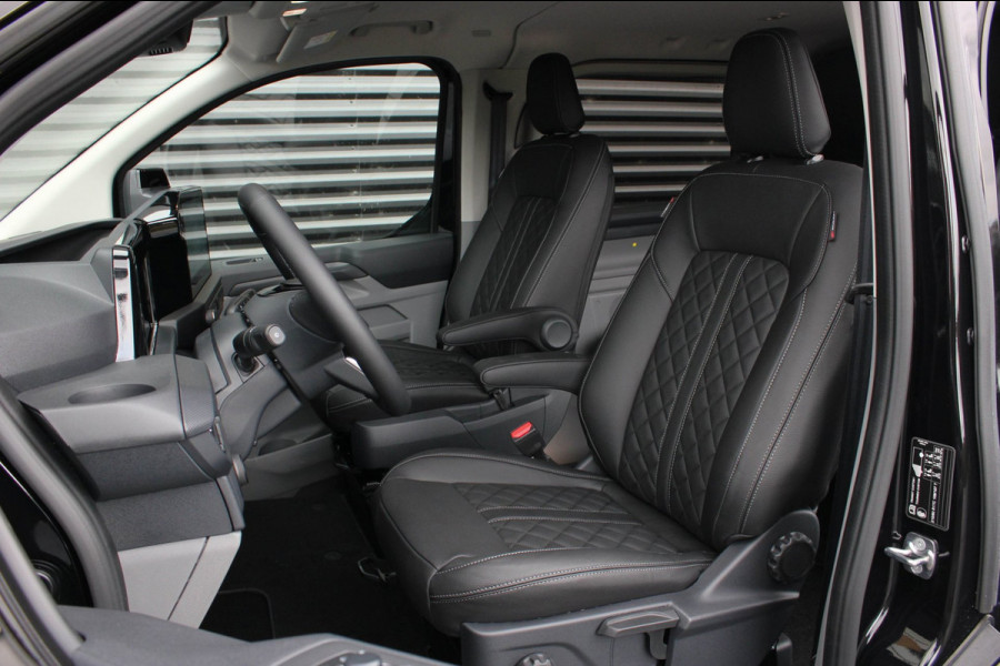 Ford E-Transit Cust. 320 L2H1 Limited 71 kWh DC DUBBEL CABINE / JB-EDITON / CAMERA / 370KM RANGE / APPLE CARPLAY DRIVERS- PACK