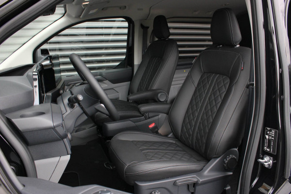 Ford E-Transit Cust. 320 L2H1 Limited 71 kWh DC DUBBEL CABINE / JB-EDITON / CAMERA / 370KM RANGE / APPLE CARPLAY DRIVERS- PACK