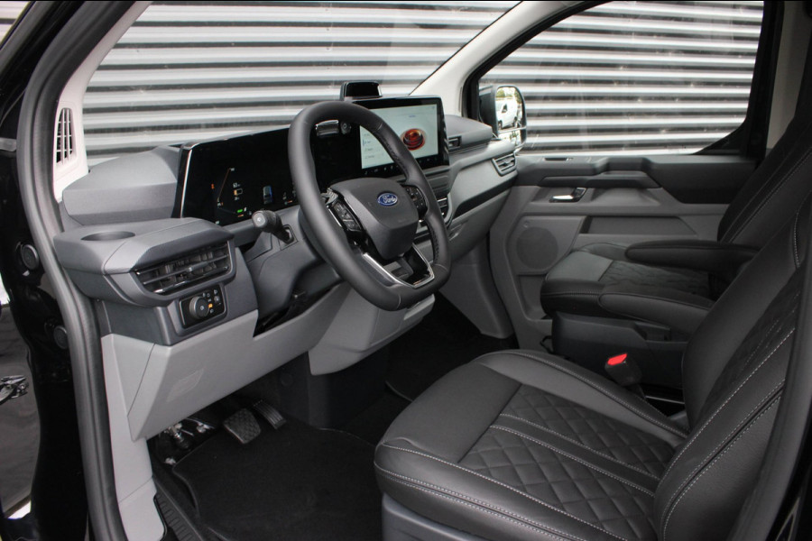 Ford E-Transit Cust. 320 L2H1 Limited 71 kWh DC DUBBEL CABINE / JB-EDITON / CAMERA / 370KM RANGE / APPLE CARPLAY DRIVERS- PACK
