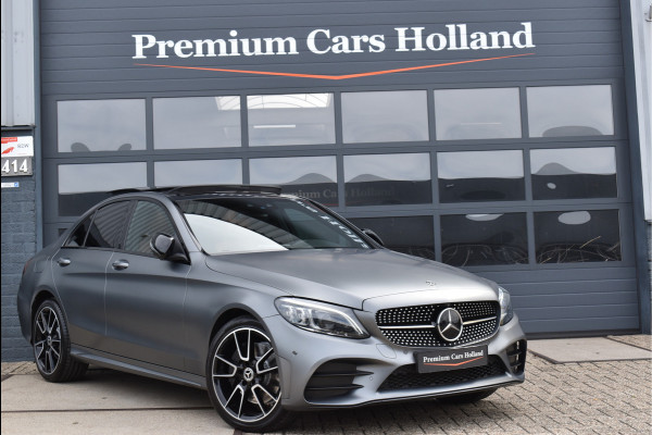 Mercedes-Benz C-Klasse 300 AMG 258 Pk Designo Matt Metallic Pano Vol Leder Digitale Cockpit Multi Beam 360 Camera Origineel Nederlands