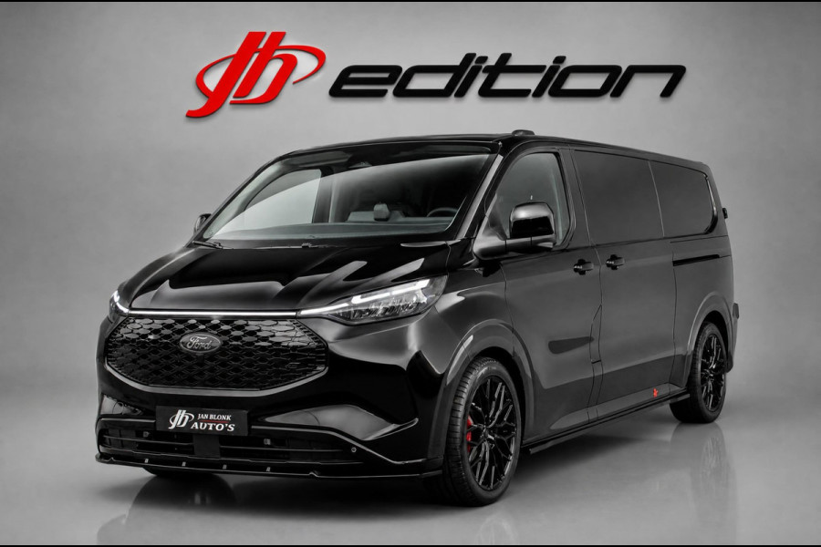 Ford E-Transit Cust. 320 L2H1 Limited 71 kWh DC DUBBEL CABINE / JB- EDITON / CAMERA / 370KM RANGE / APPLE CARPLAY DRIVERS- PACK