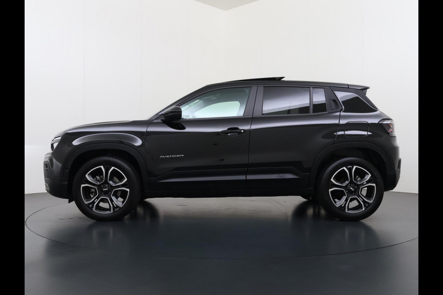 Jeep Avenger 1.2 e-Hybrid Summit VAN: 29.900,- VOOR: 26.877,- UW HERFSTVOORDEEL: 3.023,-  AUTOMAAT | PANORAMADAK | CAMERA | LEDER | STOEL MASSAGE | EL. KLEP | 12 MND BOVAG GARANTIE