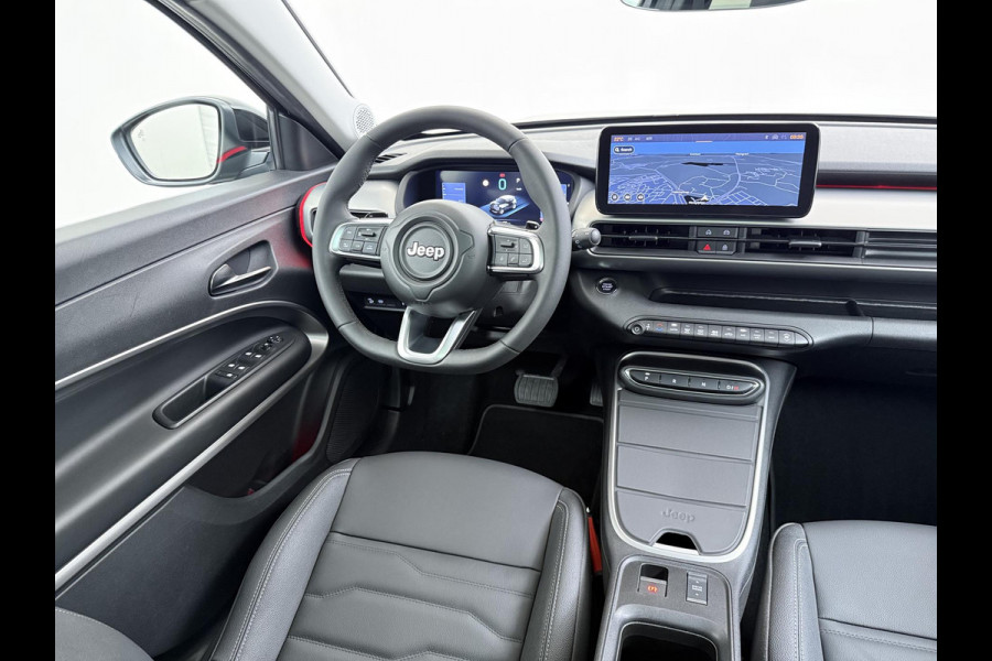 Jeep Avenger 1.2 e-Hybrid Summit VAN: 29.900,- VOOR: 26.877,- UW HERFSTVOORDEEL: 3.023,-  AUTOMAAT | PANORAMADAK | CAMERA | LEDER | STOEL MASSAGE | EL. KLEP | 12 MND BOVAG GARANTIE