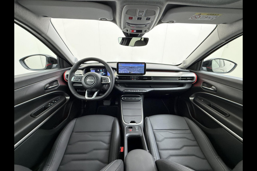 Jeep Avenger 1.2 e-Hybrid Summit VAN: 29.900,- VOOR: 26.877,- UW HERFSTVOORDEEL: 3.023,-  AUTOMAAT | PANORAMADAK | CAMERA | LEDER | STOEL MASSAGE | EL. KLEP | 12 MND BOVAG GARANTIE