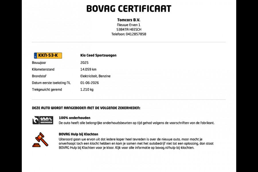 Kia Ceed Sportswagon 1.5 T-GDi 140PK MHEV Automaat DynamicPlusline 11-2025!/Navigatie/Adapt.-cruise/Keyfree/Winter-pack