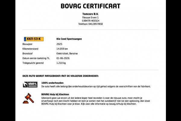 Kia Ceed Sportswagon 1.5 T-GDi 140PK MHEV Automaat DynamicPlusline 11-2025!/Navigatie/Adapt.-cruise/Keyfree/Winter-pack