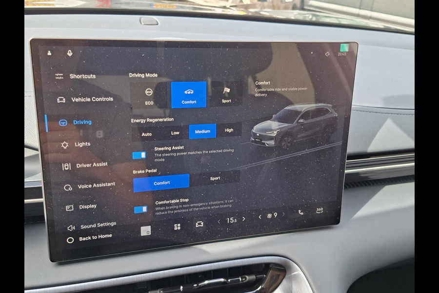 GEELY E5 Pro+ 68 kWh V2L Long Range Adapt.Cruise Memory Frost grey