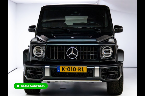 Mercedes-Benz G-Klasse 63 AMG Prem.Plus | Elek. schuif-/kanteldak | Burmester High end | Stoelverw. & koeling | Memory stoelen | Adap. cruise | Trekhaak, Treeplanken, Alcantara hemel, 360 Camera, Massagestoelen, NL auto, Volledig dealer onderhouden.