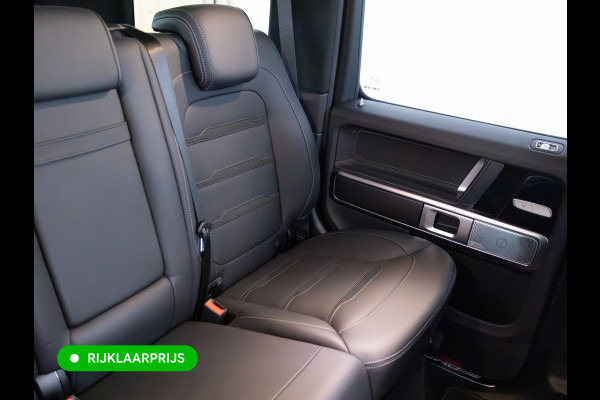 Mercedes-Benz G-Klasse 63 AMG Prem.Plus | Elek. schuif-/kanteldak | Burmester High end | Stoelverw. & koeling | Memory stoelen | Adap. cruise | Trekhaak, Treeplanken, Alcantara hemel, 360 Camera, Massagestoelen, NL auto, Volledig dealer onderhouden.