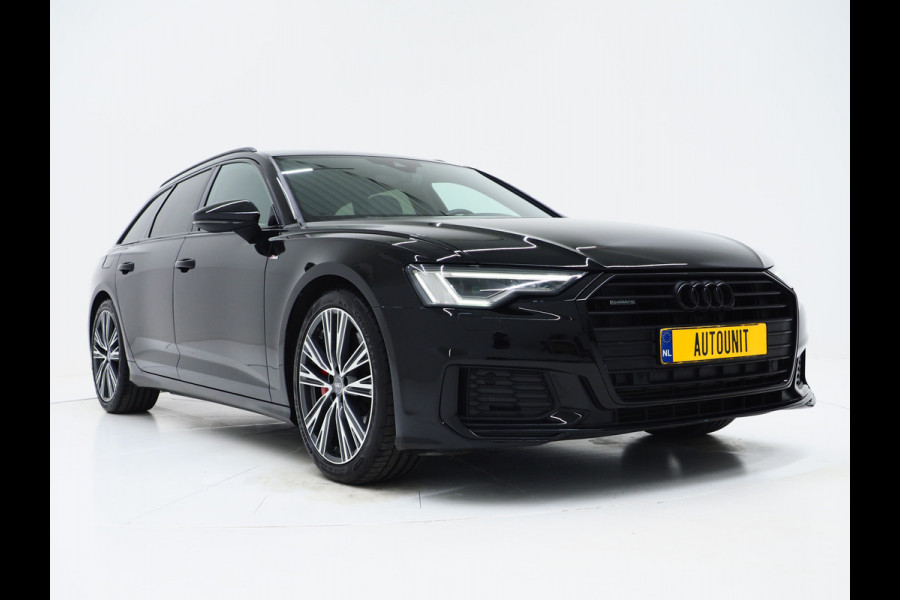 Audi A6 Avant 55 TFSI e quattro Competition | Leder/Alcantara | Memory | Cruise | PDC | Donkere Hemel | Sportstuur | Carplay