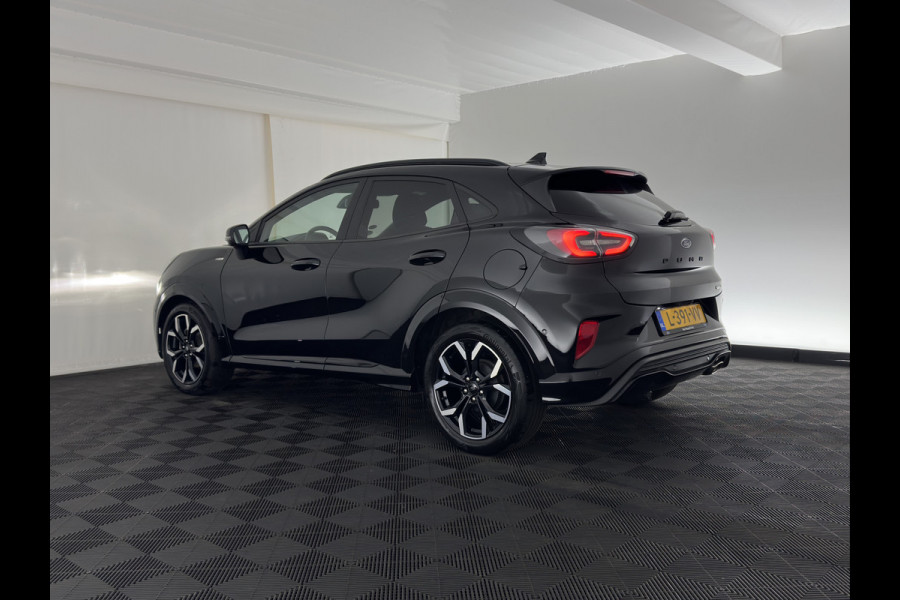 Ford Puma 1.0 EcoBoost Hybrid ST-Line X (INCL-BTW) *LEATHER-FABRIC | ADAPTIVE-CRUISE | FULL-LED | BANG&OLUSEN |  BLIND-SPOT | CAMERA | HEATED-SPORTSEATS | DIGI-COCKPIT | NAVI-FULLMAP | PRIVACY-GLASS | AMBIENT-LIGHT | TOWBAR | 18''A