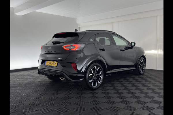 Ford Puma 1.0 EcoBoost Hybrid ST-Line X (INCL-BTW) *LEATHER-FABRIC | ADAPTIVE-CRUISE | FULL-LED | BANG&OLUSEN |  BLIND-SPOT | CAMERA | HEATED-SPORTSEATS | DIGI-COCKPIT | NAVI-FULLMAP | PRIVACY-GLASS | AMBIENT-LIGHT | TOWBAR | 18''A