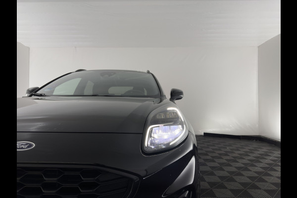 Ford Puma 1.0 EcoBoost Hybrid ST-Line X (INCL-BTW) *LEATHER-FABRIC | ADAPTIVE-CRUISE | FULL-LED | BANG&OLUSEN |  BLIND-SPOT | CAMERA | HEATED-SPORTSEATS | DIGI-COCKPIT | NAVI-FULLMAP | PRIVACY-GLASS | AMBIENT-LIGHT | TOWBAR | 18''A