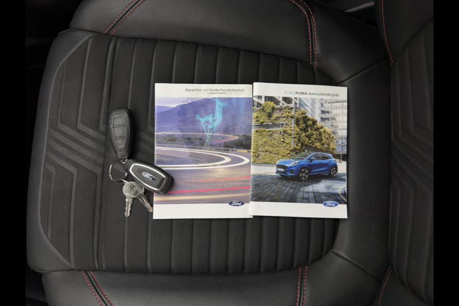 Ford Puma 1.0 EcoBoost Hybrid ST-Line X (INCL-BTW) *LEATHER-FABRIC | ADAPTIVE-CRUISE | FULL-LED | BANG&OLUSEN |  BLIND-SPOT | CAMERA | HEATED-SPORTSEATS | DIGI-COCKPIT | NAVI-FULLMAP | PRIVACY-GLASS | AMBIENT-LIGHT | TOWBAR | 18''A