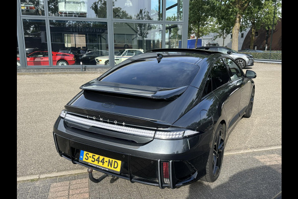 Hyundai IONIQ 6 First Edition AWD 77.4 kWh SOH 100% | PANO | STOEL VERWAMRING VOOR & ACHTER | MEM. SEAT | ELEK. STOELEN | BOSE BOXEN | 360 CAMERA | FABRIEKS GARANTIE TM 03-2028 | RIJKLAAR ! |