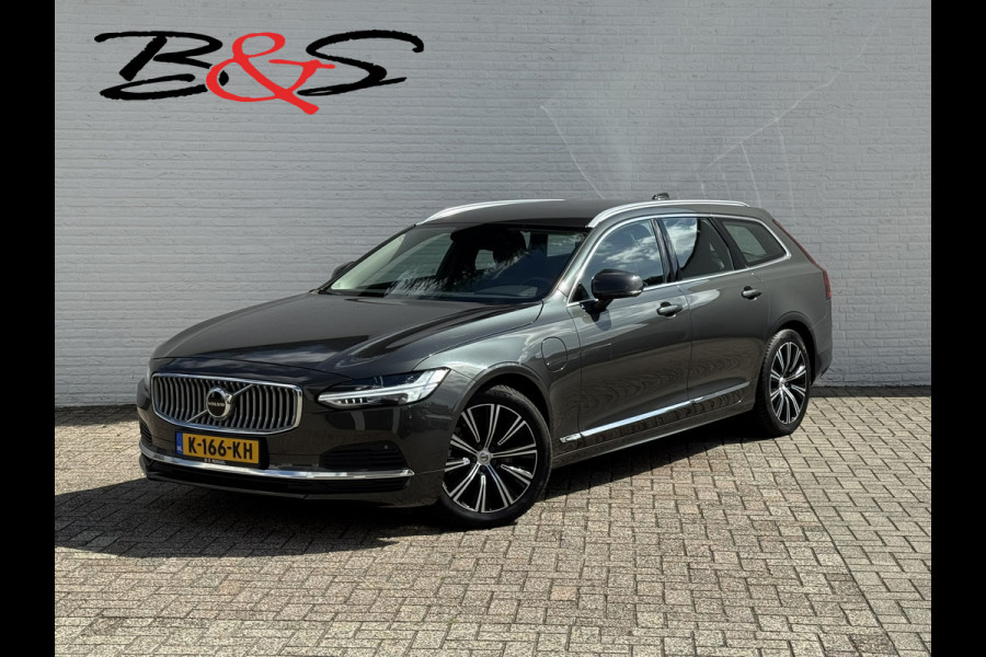 Volvo V90 2.0 T6 PHEV AWD SOH85% Automaat Adaptive cruise Climate Stuur-stoelverwarming Leer Apple / Android Dodehoekdetectie