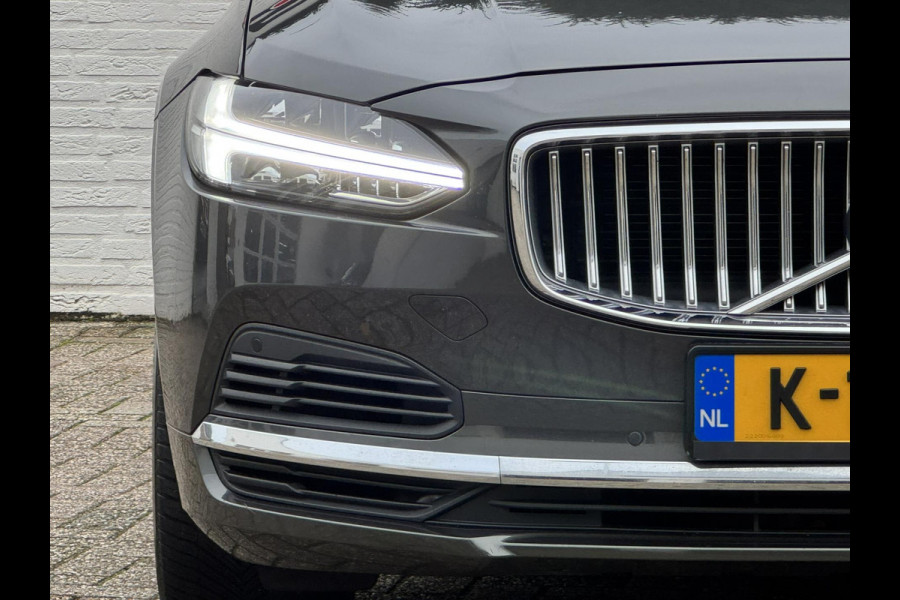 Volvo V90 2.0 T6 PHEV AWD SOH85% Automaat Adaptive cruise Climate Stuur-stoelverwarming Leer Apple / Android Dodehoekdetectie