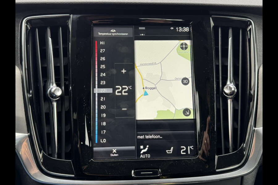 Volvo V90 2.0 T6 PHEV AWD SOH85% Automaat Adaptive cruise Climate Stuur-stoelverwarming Leer Apple / Android Dodehoekdetectie