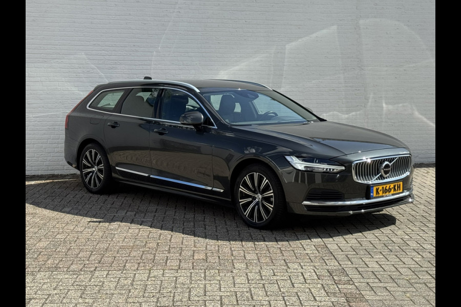 Volvo V90 2.0 T6 PHEV AWD SOH85% Automaat Adaptive cruise Climate Stuur-stoelverwarming Leer Apple / Android Dodehoekdetectie