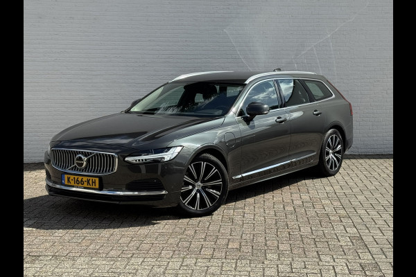 Volvo V90 2.0 T6 PHEV AWD SOH85% Automaat Adaptive cruise Climate Stuur-stoelverwarming Leer Apple / Android Dodehoekdetectie