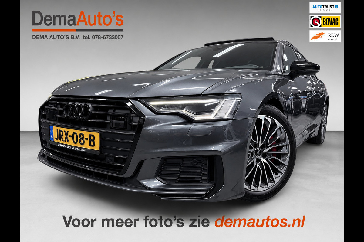 Audi A6 Avant 55 TFSI e-quattro NW-PRIJS 98DEURO 3X S-LINE BLACK-LINE SOH-TEST/PANO/B&O/SFEERVERL/M-STOELEN/NAVI/DAB/CARPLAY///