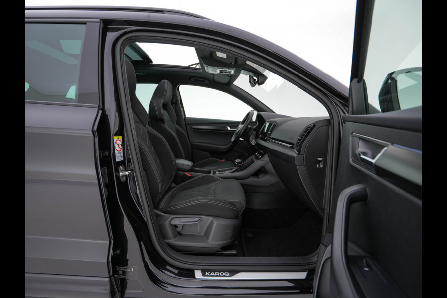Škoda Karoq 1.5 TSI ACT Sportline Business (INCL-BTW) Aut. *PANO | DIGI-COCKPIT | FULL-LED | ADAPTIVE-CRUISE | HEATED-SPORTSEATS | TOPVIEW |  AMBIENTLIGHT | NAVI-FULLMAP | KEYLESS | DAB+ | TOWBAR | PRIVACYGLASS | 18''ALU*