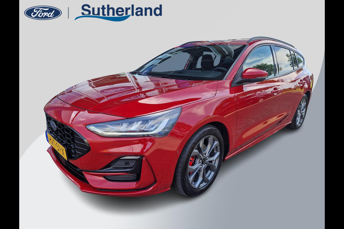 Ford FOCUS Wagon 1.0 EcoBoost Hybrid ST Line X Bellen voor bezichtiging | Fantastic Red | Winterpack | Driver Ass Pack | Camera | Origin NL Auto |