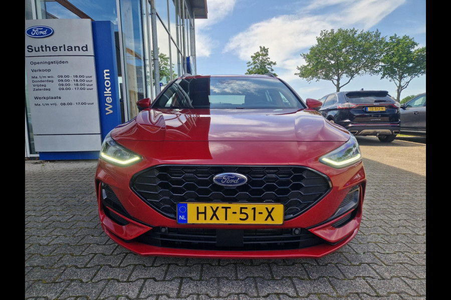 Ford FOCUS Wagon 1.0 EcoBoost Hybrid ST Line X Bellen voor bezichtiging | Fantastic Red | Winterpack | Driver Ass Pack | Camera | Origin NL Auto |