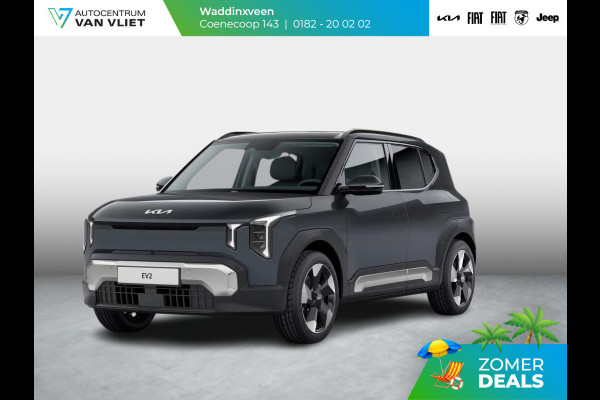 Kia EV2 Plus 42.2 kWh 5p. | Uit voorraad leverbaar ! | Actieprijs * | Clima | Adapt. cruise | Navi | Dakrails | 18" | Stoel&Stuur Verwarming | Privacy Glass | Apple Carplay