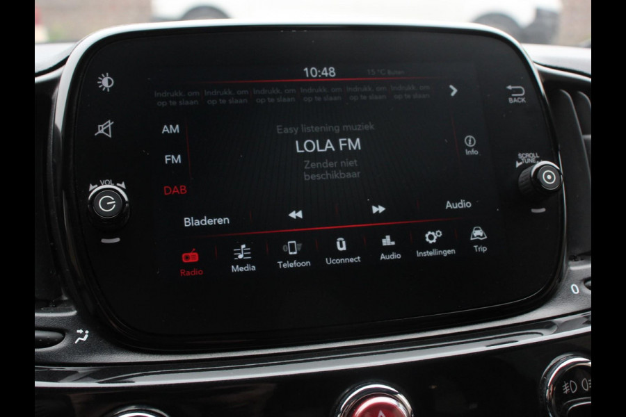 Fiat 500 1.0 Hybrid Dolcevita Finale Panorama dak Climate Control Cruise Control Navigatie Apple Carplay/Android Auto Dab Digitale Cockpit Parkeer Sensoren Lichtmetalen Velgen Led