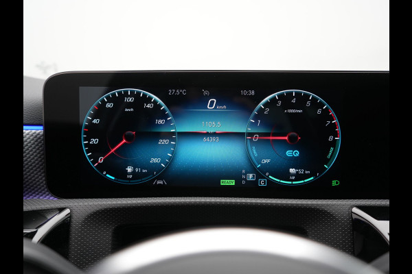 Mercedes-Benz A-Klasse 250 e Progressive PHEV 218pk Dealer O.H. | Camera | Lederen Sportstoelen Ventilatie & Verwarmd | Burmester Audio | Blis | Sfeerverlichting | Apple Carplay | LED Koplampen | Cruise Control | Navigatie | DAB | 19"L.M | Plug In Hybrid