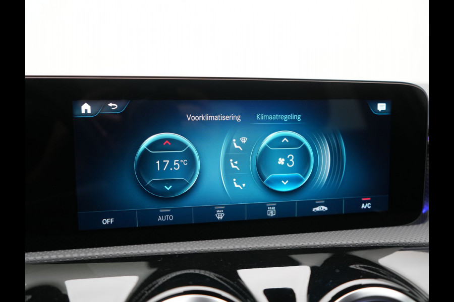 Mercedes-Benz A-Klasse 250 e Progressive PHEV 218pk Dealer O.H. | Camera | Lederen Sportstoelen Ventilatie & Verwarmd | Burmester Audio | Blis | Sfeerverlichting | Apple Carplay | LED Koplampen | Cruise Control | Navigatie | DAB | 19"L.M | Plug In Hybrid