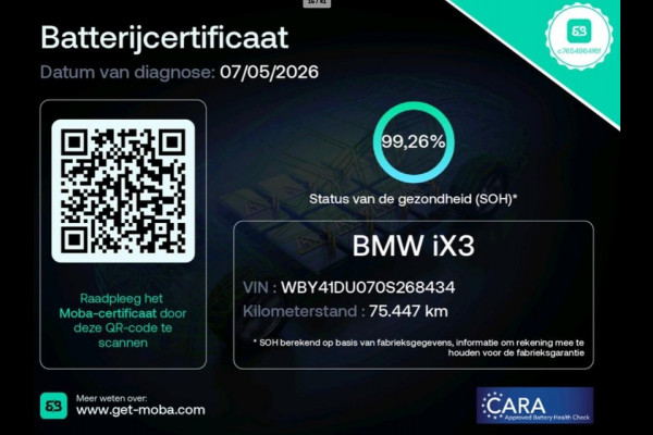 BMW iX3 Executive M-Sport 80 kWh 99% SOH Shadow LCI FACELIFT