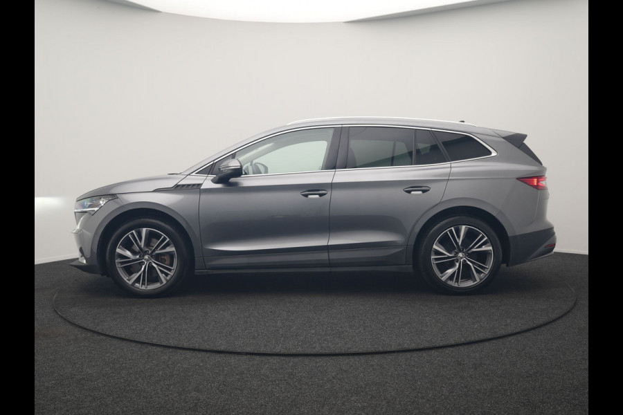Škoda ENYAQ iV 80 Business Edition Plus 204pk Dealer O.H. | Adaptive Cruise | Head Up | Camera | Alcantara Sportstoelen Memory & Verwarmd | Warmtepomp | Keyless | Blis | Crystal LED | Stuur Verwarmd | Sfeerverlichting | Apple Carplay | Navigatie |