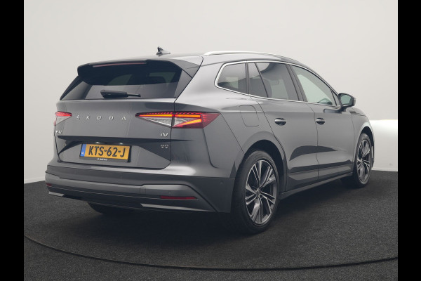 Škoda ENYAQ iV 80 Business Edition Plus 204pk Dealer O.H. | Adaptive Cruise | Head Up | Camera | Alcantara Sportstoelen Memory & Verwarmd | Warmtepomp | Keyless | Blis | Crystal LED | Stuur Verwarmd | Sfeerverlichting | Apple Carplay | Navigatie |