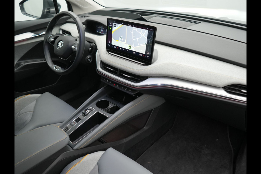 Škoda ENYAQ iV 80 Business Edition Plus 204pk Dealer O.H. | Adaptive Cruise | Head Up | Camera | Alcantara Sportstoelen Memory & Verwarmd | Warmtepomp | Keyless | Blis | Crystal LED | Stuur Verwarmd | Sfeerverlichting | Apple Carplay | Navigatie |