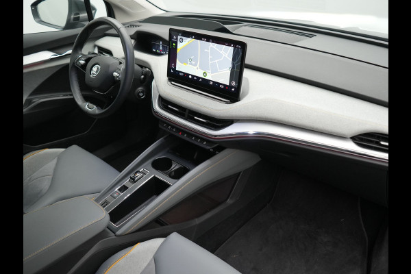 Škoda ENYAQ iV 80 Business Edition Plus 204pk Dealer O.H. | Adaptive Cruise | Head Up | Camera | Alcantara Sportstoelen Memory & Verwarmd | Warmtepomp | Keyless | Blis | Crystal LED | Stuur Verwarmd | Sfeerverlichting | Apple Carplay | Navigatie |