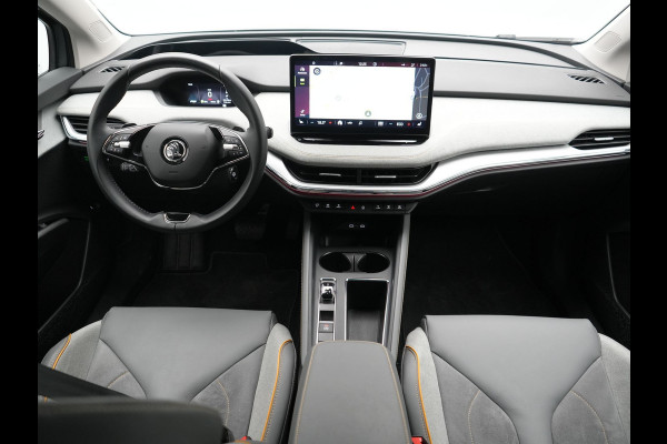 Škoda ENYAQ iV 80 Business Edition Plus 204pk Dealer O.H. | Adaptive Cruise | Head Up | Camera | Alcantara Sportstoelen Memory & Verwarmd | Warmtepomp | Keyless | Blis | Crystal LED | Stuur Verwarmd | Sfeerverlichting | Apple Carplay | Navigatie |