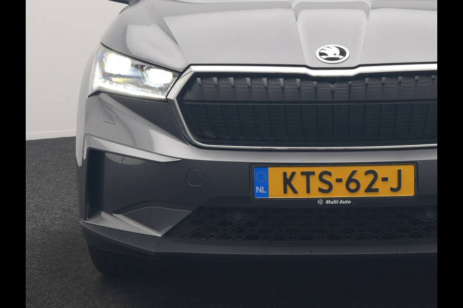 Škoda ENYAQ iV 80 Business Edition Plus 204pk Dealer O.H. | Adaptive Cruise | Head Up | Camera | Alcantara Sportstoelen Memory & Verwarmd | Warmtepomp | Keyless | Blis | Crystal LED | Stuur Verwarmd | Sfeerverlichting | Apple Carplay | Navigatie |
